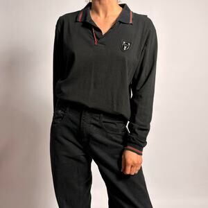 Gucci Black Logo Polo - Men's Small